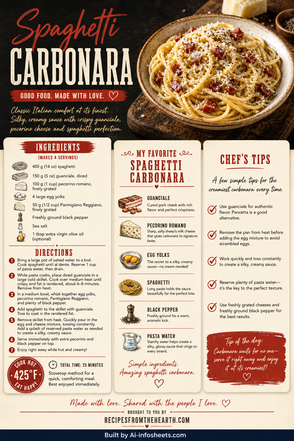 Mastering Authentic Spaghetti Carbonara: A Classic Roman Dish
