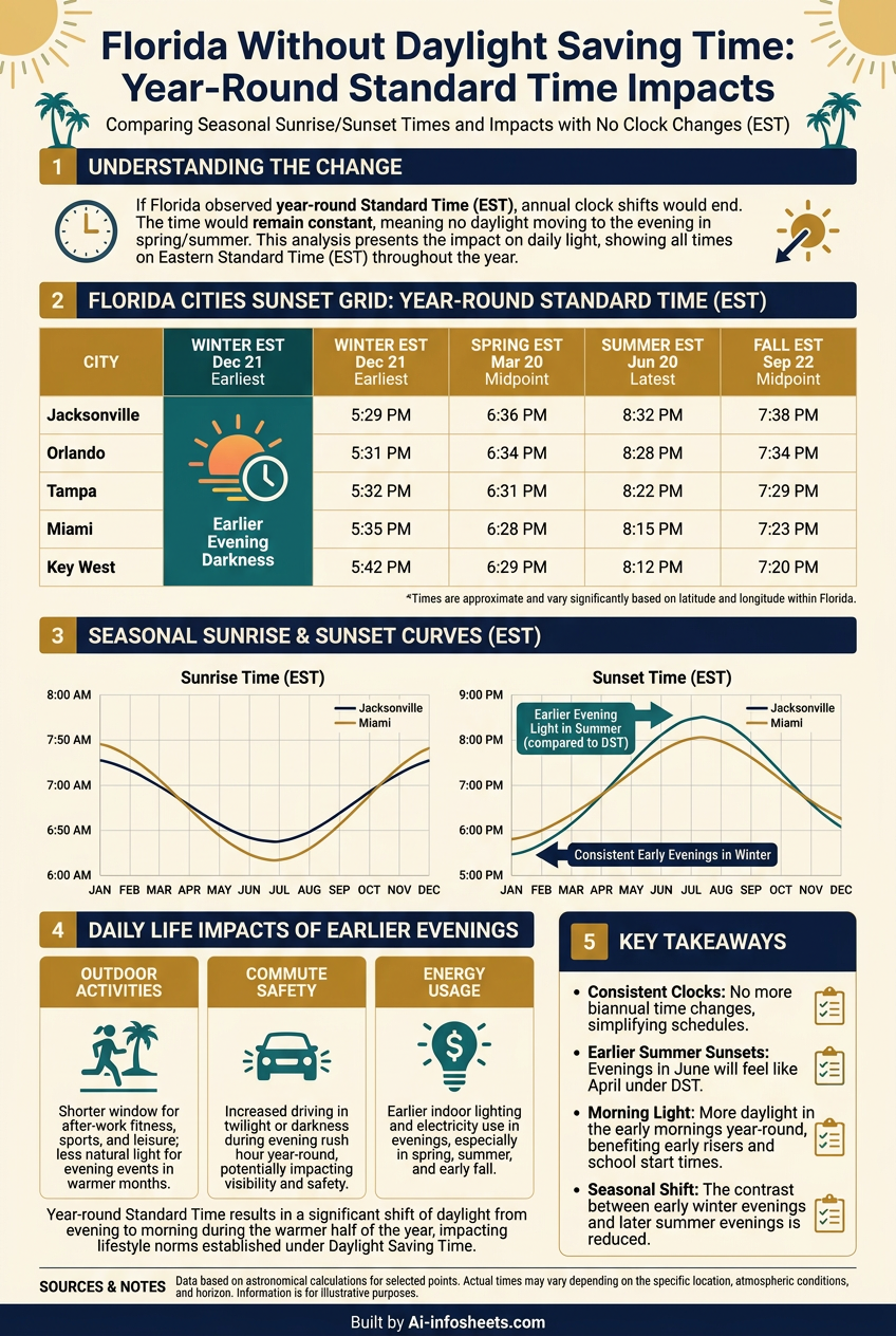 Daylight Saving Time: Impact on Sunset and Sunrise Times