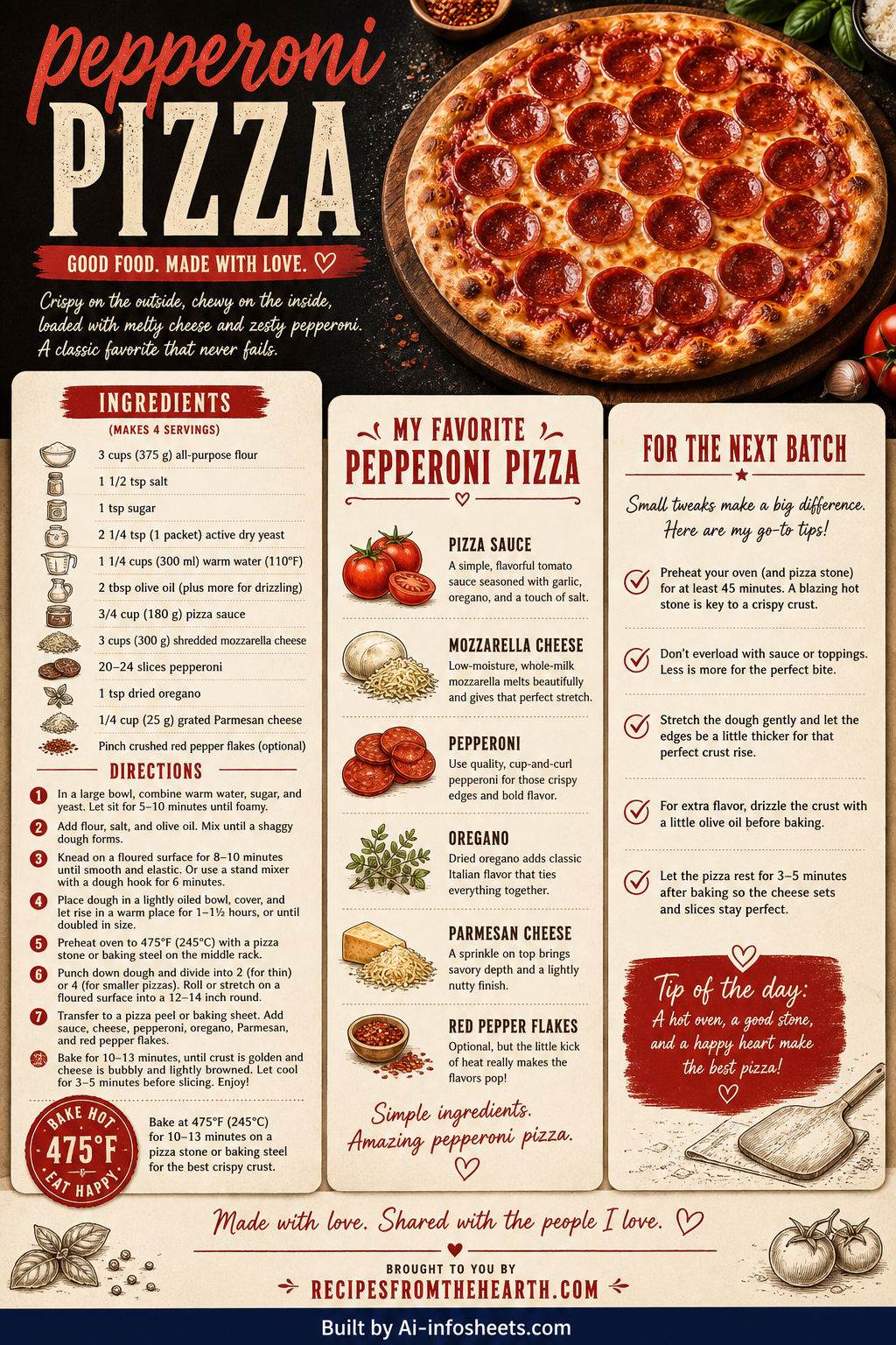 Classic Homemade Pepperoni Pizza: A Step-by-Step Guide