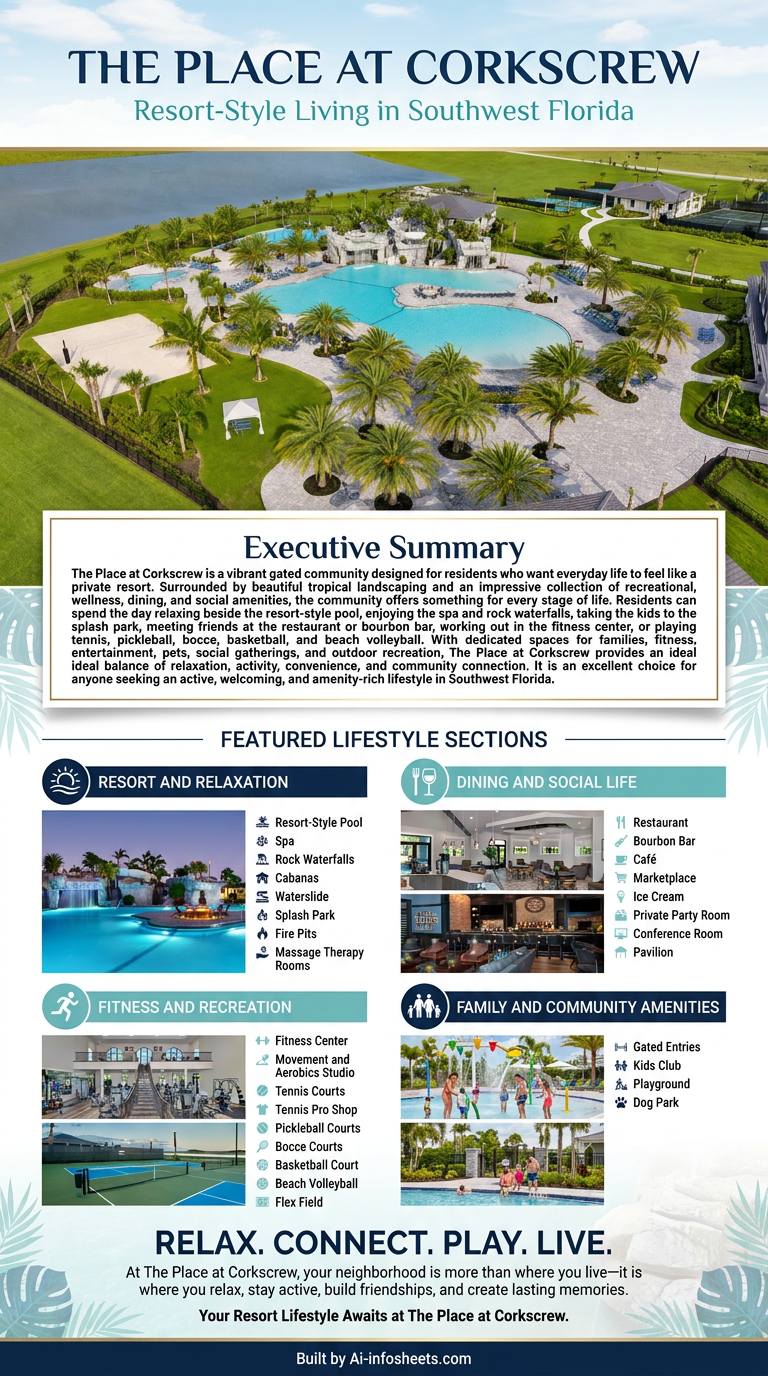 The Place at Corkscrew: Premier Resort-Style Living in Southwest Florida
