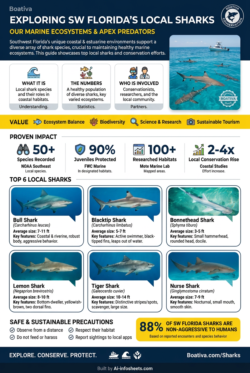 Top 6 Sharks in Southwest Florida: Identification, Ecology, and Safety